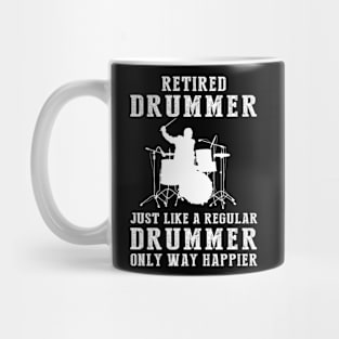 Beating Retirement Blues - Embrace the Joy of a Happier Drummer! Mug